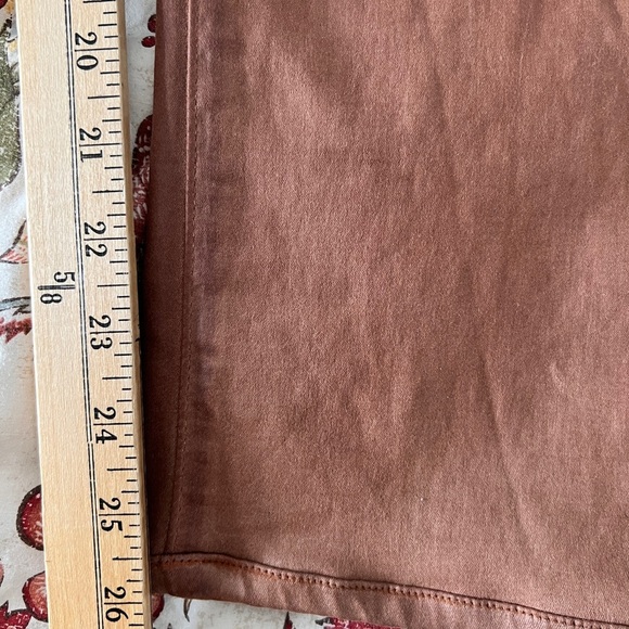 AG Mari high-rise, slim straight in leatherette Light Canyon rock - Picture 5 of 6